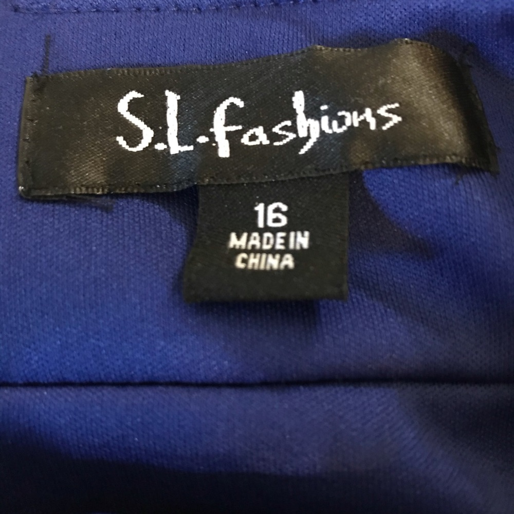 Beautiful New! S. L. Fashions. Size 16 NWOT! - Picture 5 of 5